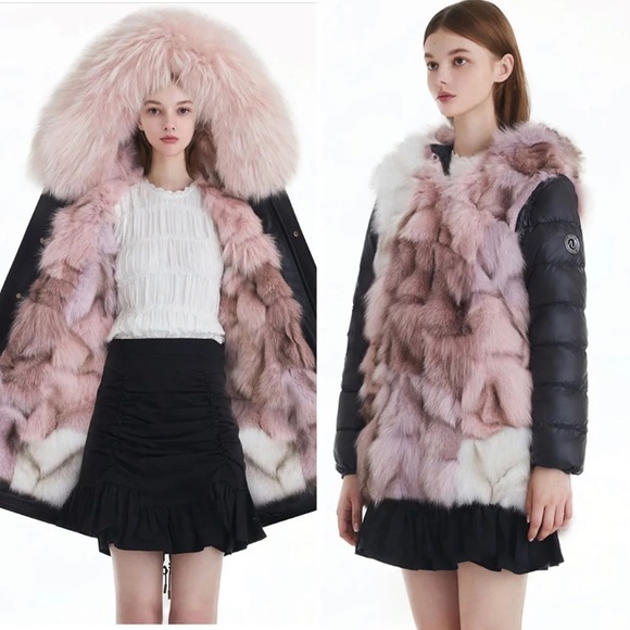 Ozlana Jackets & Blazers - Ozlana Fox Fur and Racoon Fur Vest